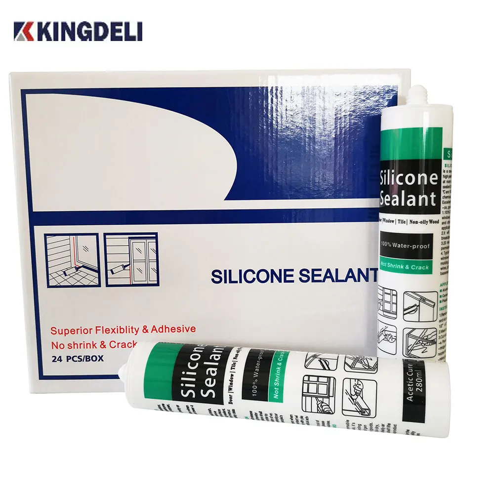 300ml Rtv General Use 100 Percent Fast Cure Acetic Silicone Sealant