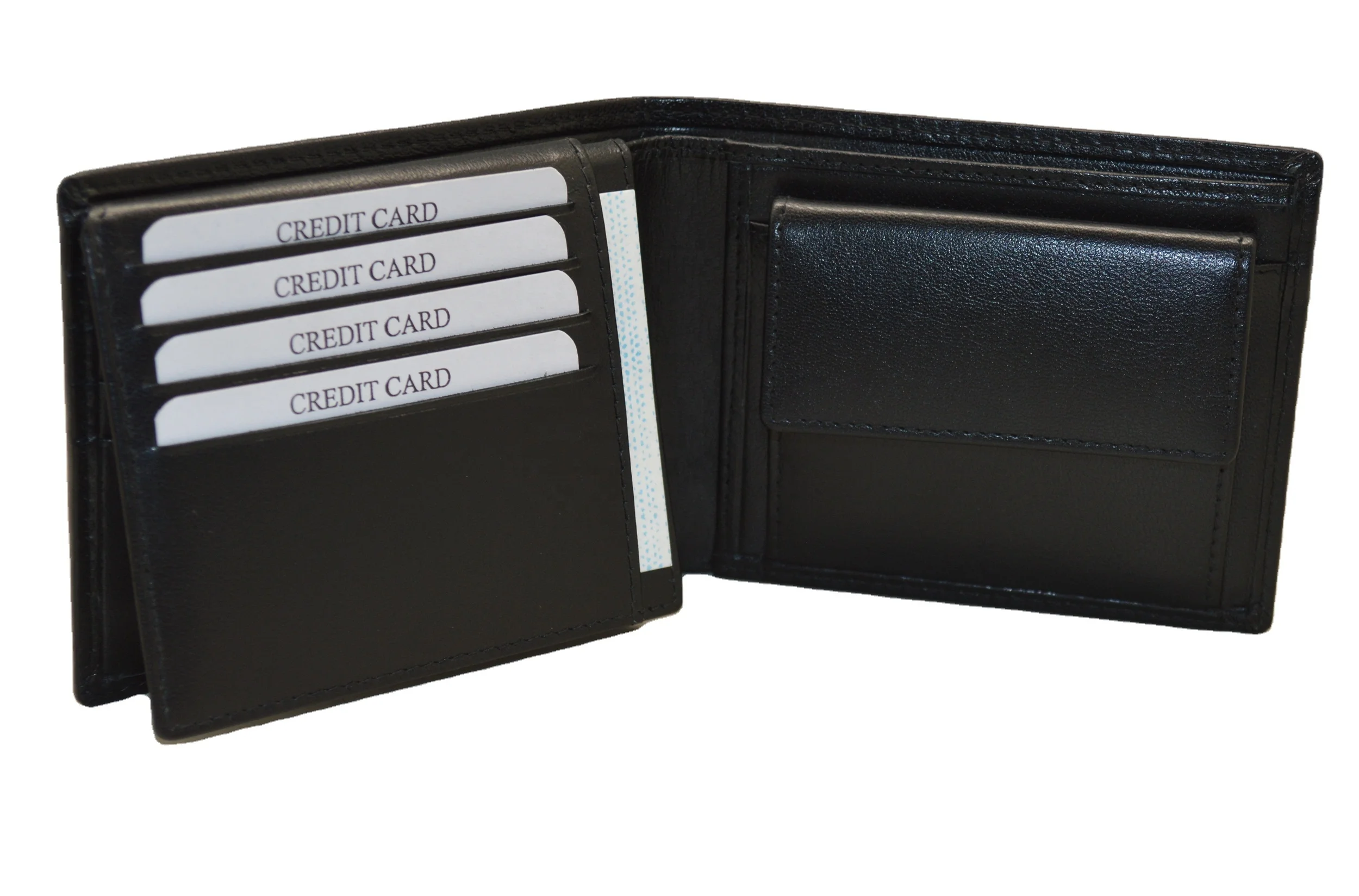 Premium Quality Bifold Wallet For Men With Coin Pocket And Id Window