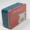 small size rectangle gift packaging tin box