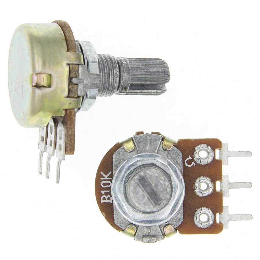 B10k Dual Stereo Potentiometer With 15mm Split Shaft S6k1 Buy B10k