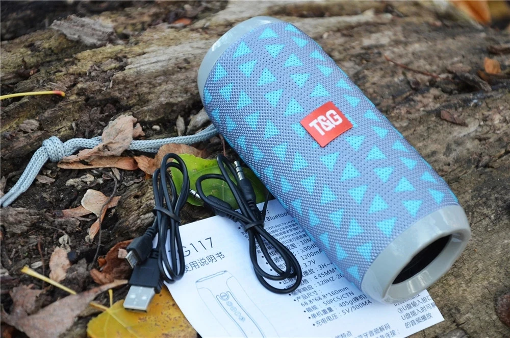 Portable Subwoofer Wireless TG117 Outdoor bluetooths Speaker waterproof wireless bluetooth speaker Bass Wireless stereo Speakers - ANKUX.COM