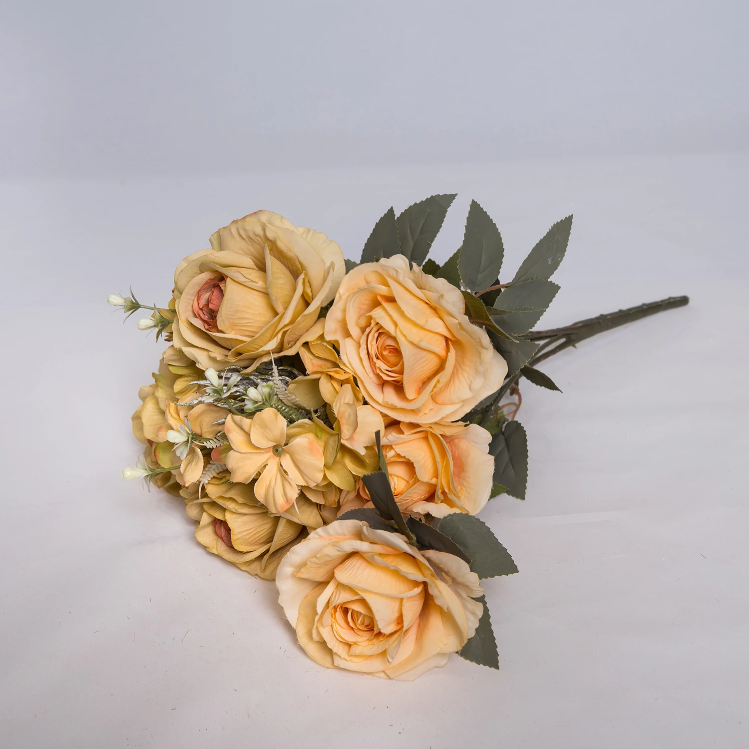 New Product Ideas 2024 Artificial 10 Heads Rose Flowers Silk Rose   H635575fd75684e069d404e57015c878ct 