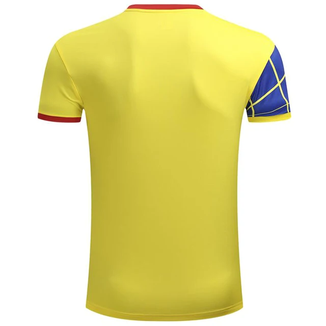 OEM Custom Made New Design Quick Dry Sportswear Team Training Jersey Breathable Badminton Shirt Men
