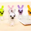 Rabbit Keychains LED Mini Lamp Animal Keyring with Flashing Light Easter Party Gift