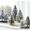 Mini Christmas tree diy window desktop small ornaments christmas home decorations