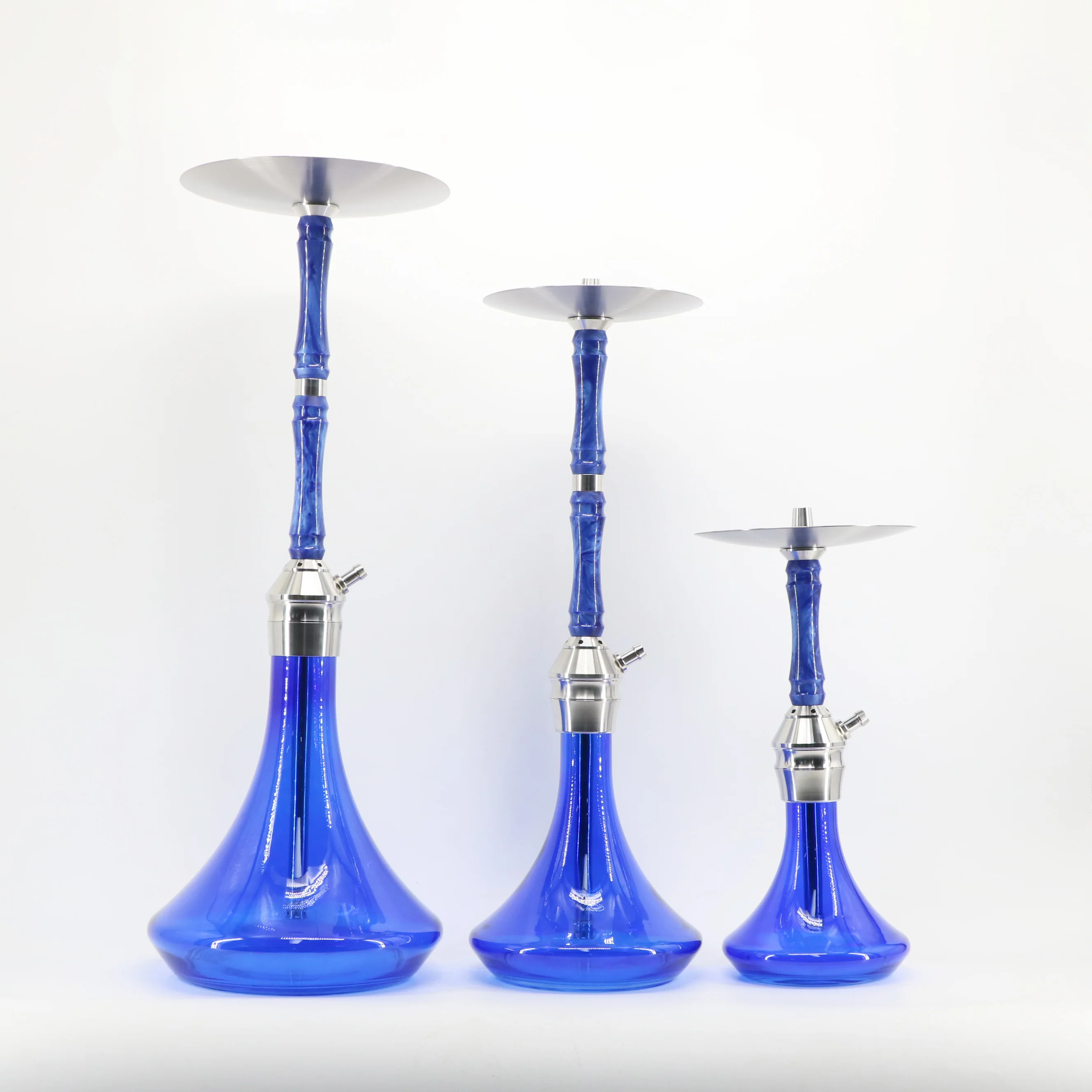 Shisha Hookah Set Small Size Resin Stem Hookahs Portable Nargile Hubbly