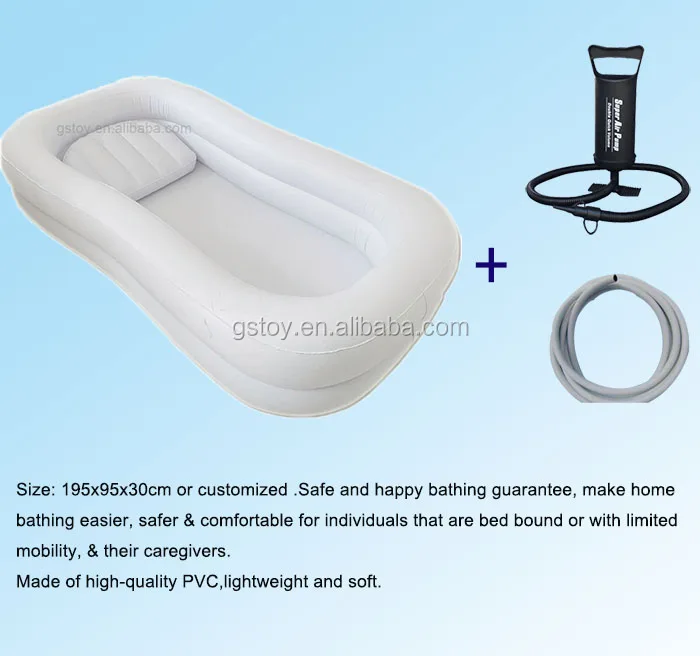 Elderly Bath Aids Inflatable Medical Bath Tub - Buy Portable Adult ...