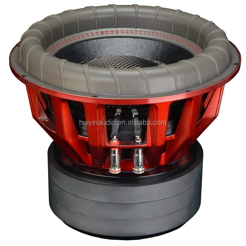 High-Performance 12-Inch HYW-12100-027-X Car Subwoofer: 2000W RMS, Triple Ferrite Magnets, Dual Coil, 86dB SPL for Enhanced Car Audio factory