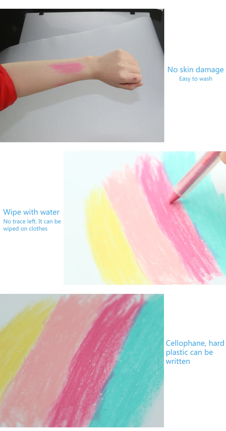 Watersoluble Graffiti Chalk Chalkboard Greenboard Chalk For Children's