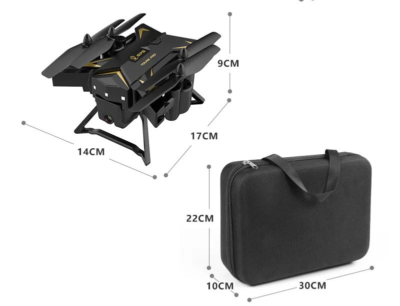 2020 5G GPS Auto Return Home RC Foldable Pocket Mini Drone with 4k Camera