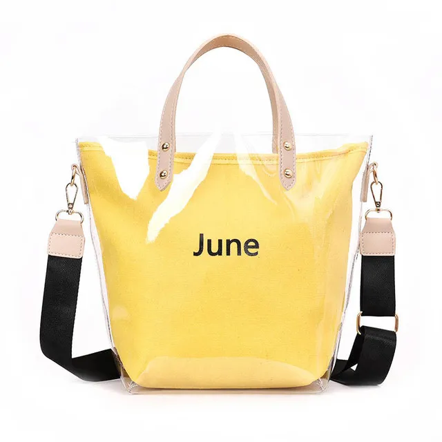 Woman Summer Shoulder Bag Small,Whole Sale Pvc Rivet Jelly Bags,Clear