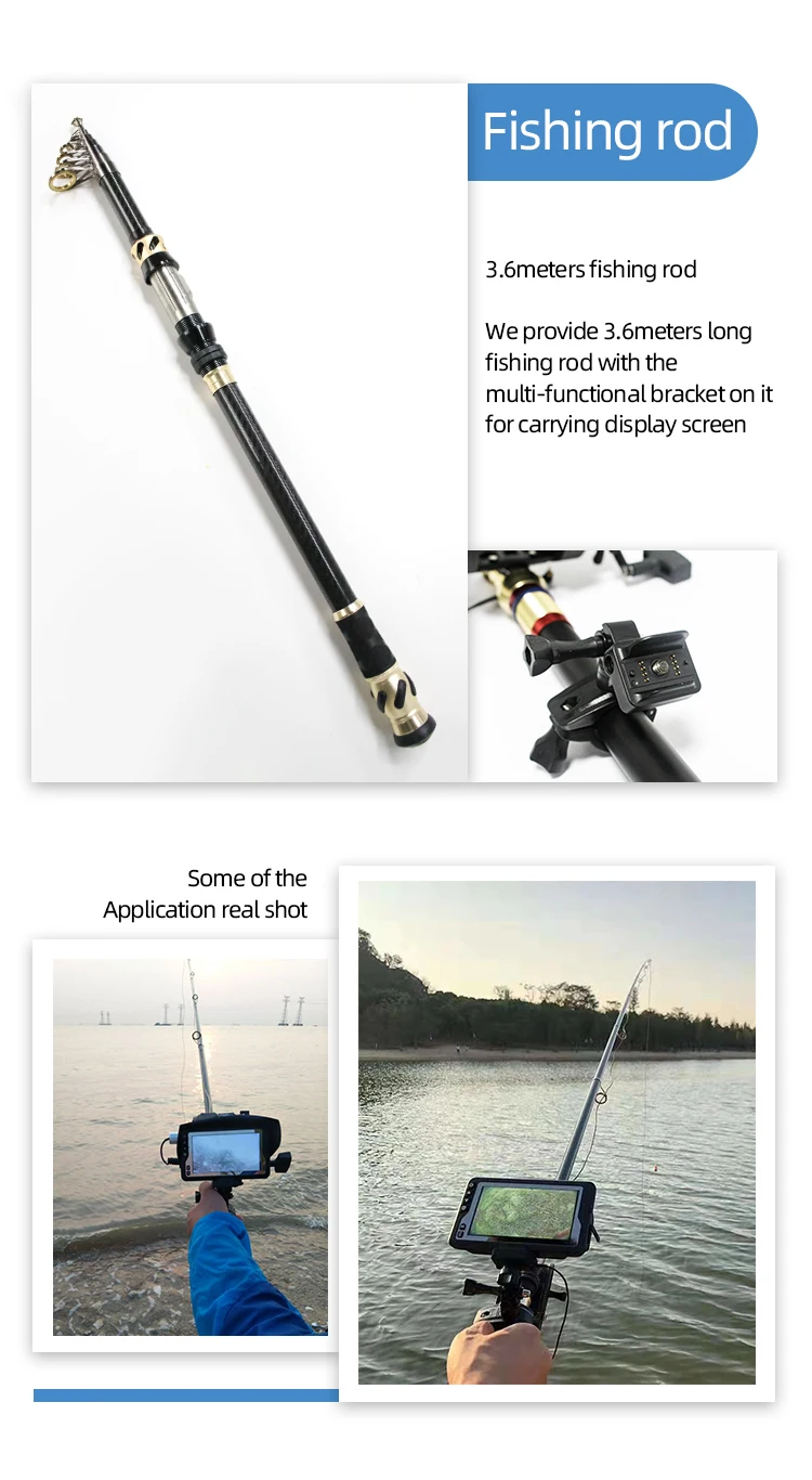 fishing rod with camera