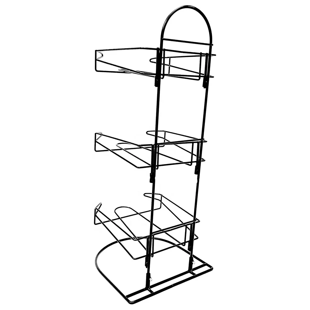 Hot Sale 3 Tier Counter Top Metal Wire Cap Display Rack Hat Display