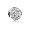 Excellent quality silver jewelry charms and pendants zircon silver bead for jewelry making