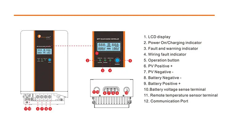 Felicity 100A 48V MPPT Solar Charge Controller SCCM10048