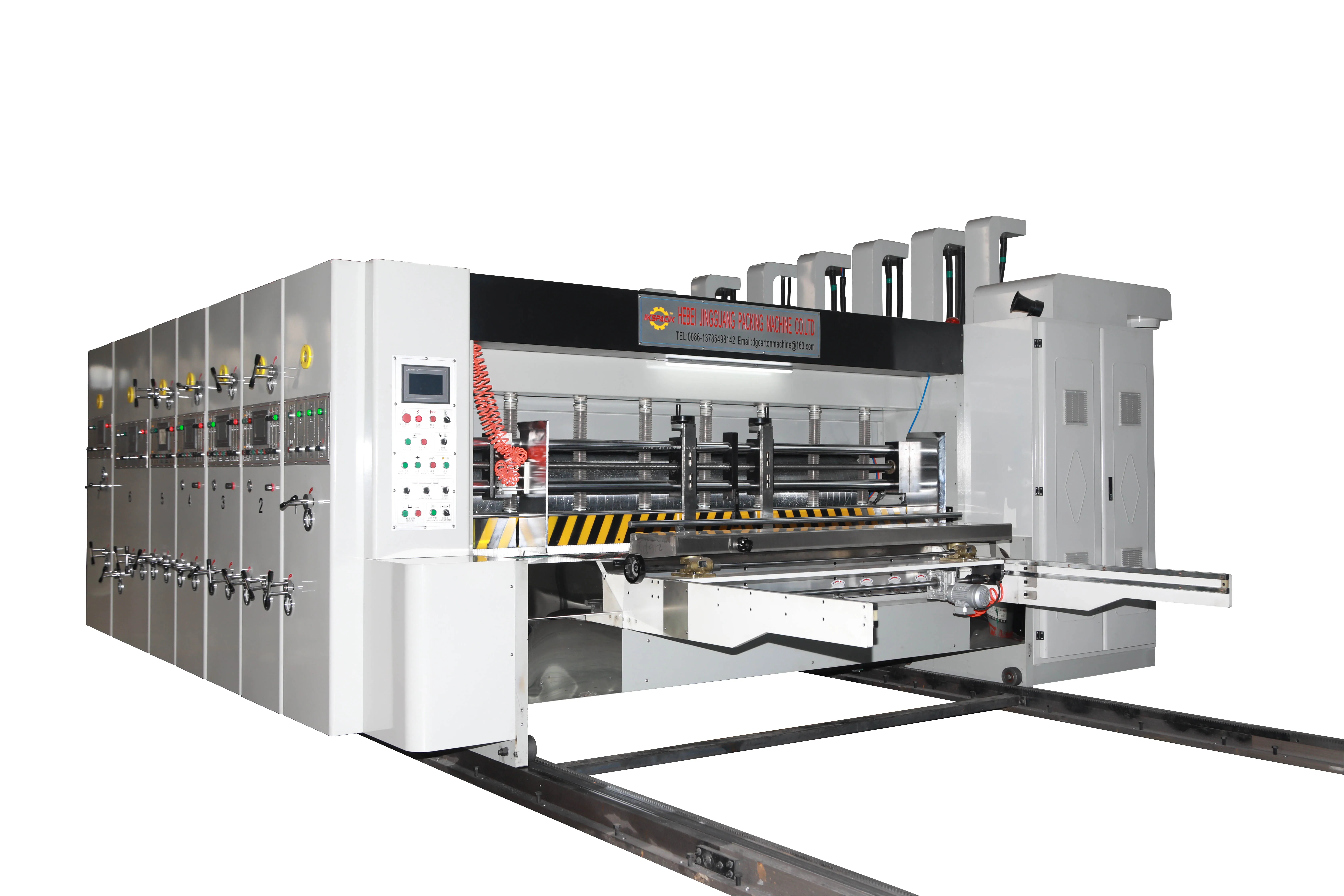 automatic printing press flexo printer slotter rotary die cutter