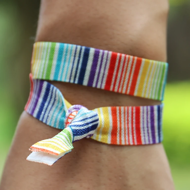 Custom Fold Over Elastic Hair Bands For Hair Ties Buy Fold Over