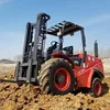 New 2500kg 3500 kg 3000kg 4000kg Rough Terrain 4x4 4WD Forklift for Sale with Japanese and American Engine