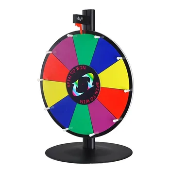 Spinning Wheel For Prizes With Dry Erase Tabletop Of Fortune Luck To 