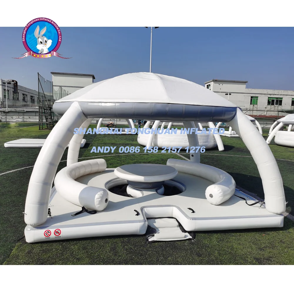 Whole Sale Water Park Inflatable Floating Dock Platform Pontoon Teak ...