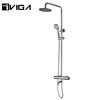 Two Ways Bathroom Shower Mixer Thermostatic Bath Taps Shower Column With Diverter