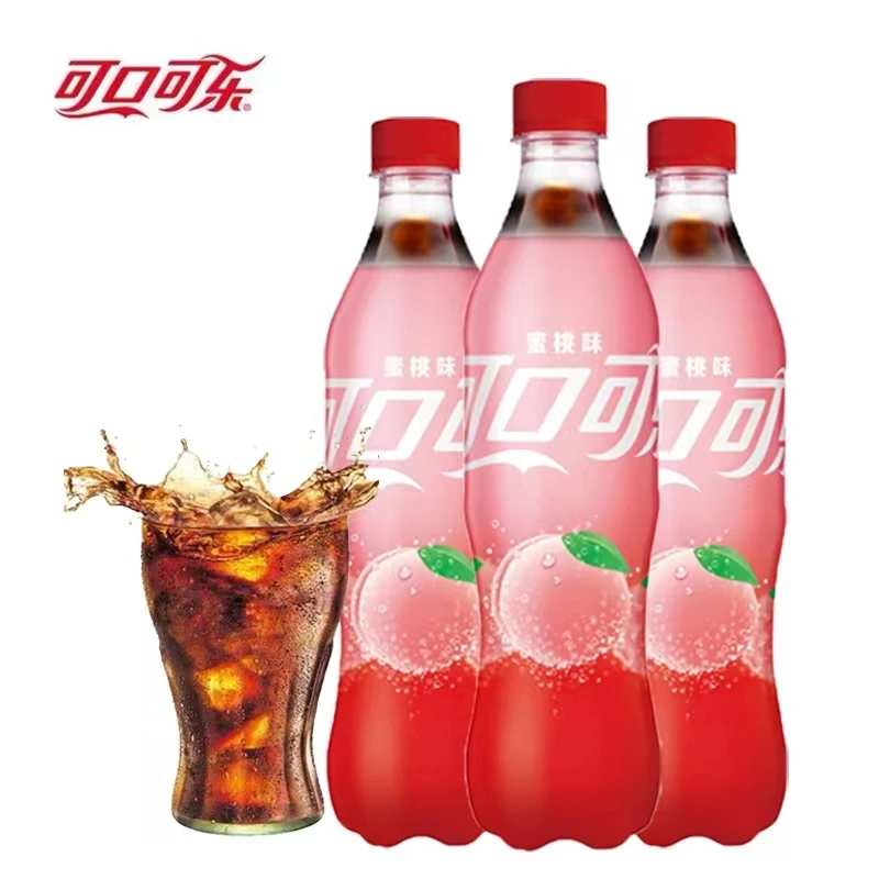 Cola 500ml Peach Flavour Soft Drink Carbonated Soft Drinks Exotic