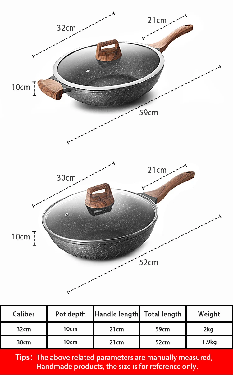 Maifan Stone Non Stick Pans Fry Cookware Kitchen Pan Frying Cooking Ware Non Stick Skillet Non Stick Frying Pan