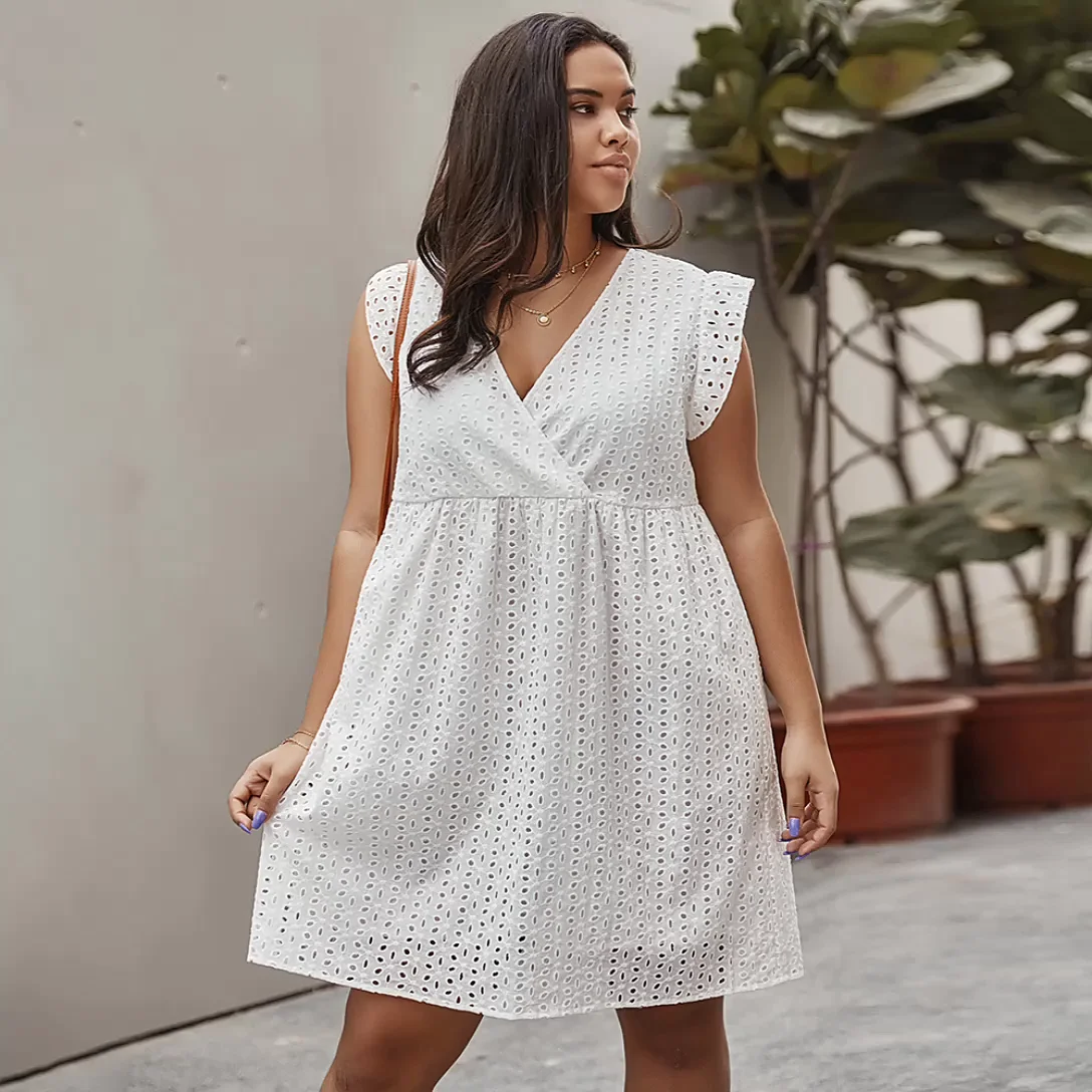 Solid Color Women Summer Dresses Casual 