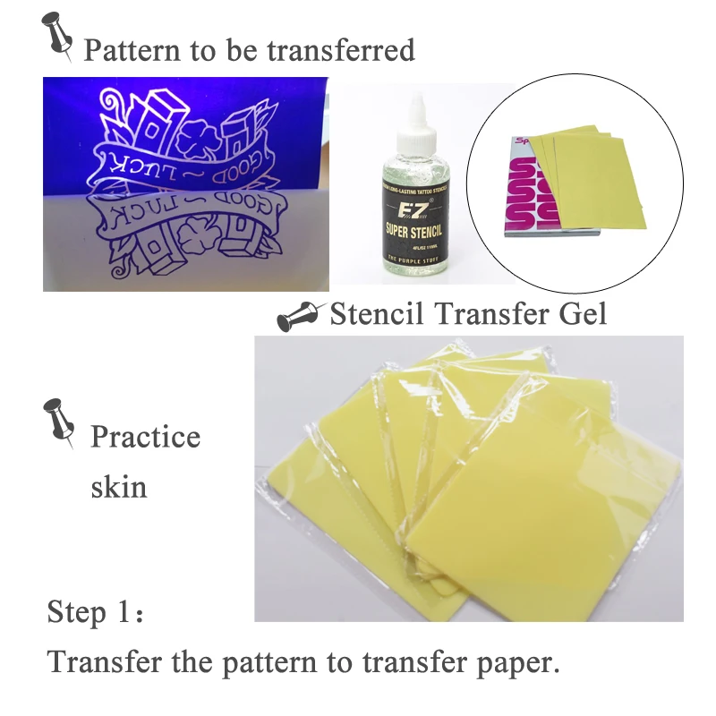 Super StENCILGEL Dark Purple Tattoo Ink Purple Transparent Gel Transfer  Paper For EZ And Oil 118ml/Bottle From Caodou, $24.05