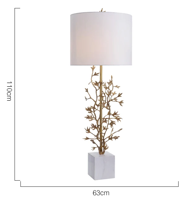 white marble restaurant table lamp