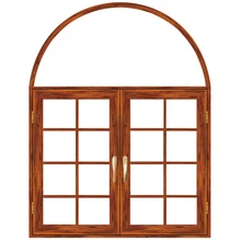 Arco franc&ecirc;s para caixilhos de janelas de alum&iacute;nio de alum&iacute;nio da porta de vidro com design da grade de janela