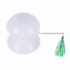 Domino Cat Laser Interactive Toy 2 in 1 Auto Rotating Light Chaser and Interactive Feather Toy with USB for Cats and Dogs