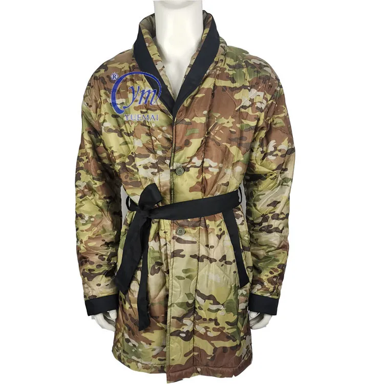 Hot Sale Fashion Waterproof Poncho Liner Camo Smoking Woobie Jacket Loose and Soft Robe