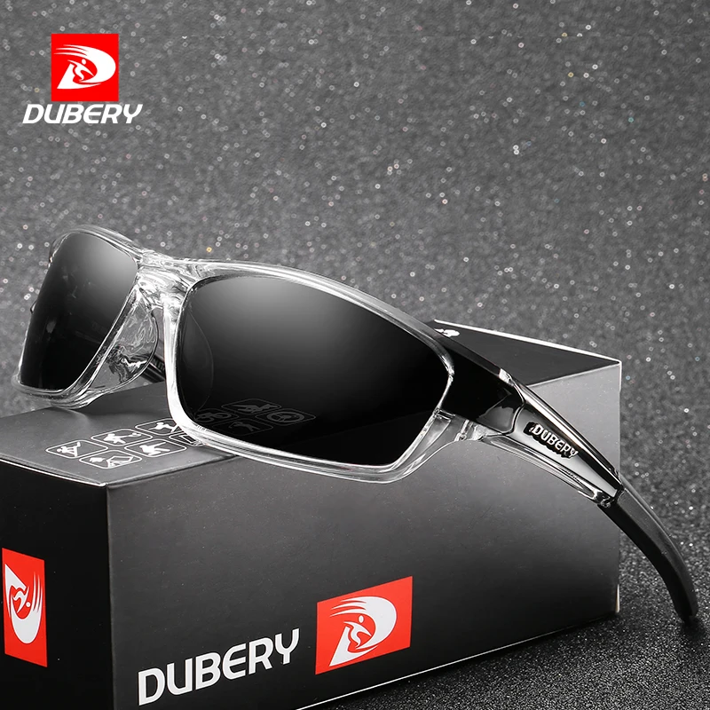 Dubery Brand Design Sport Men S Glasses Polarized Black