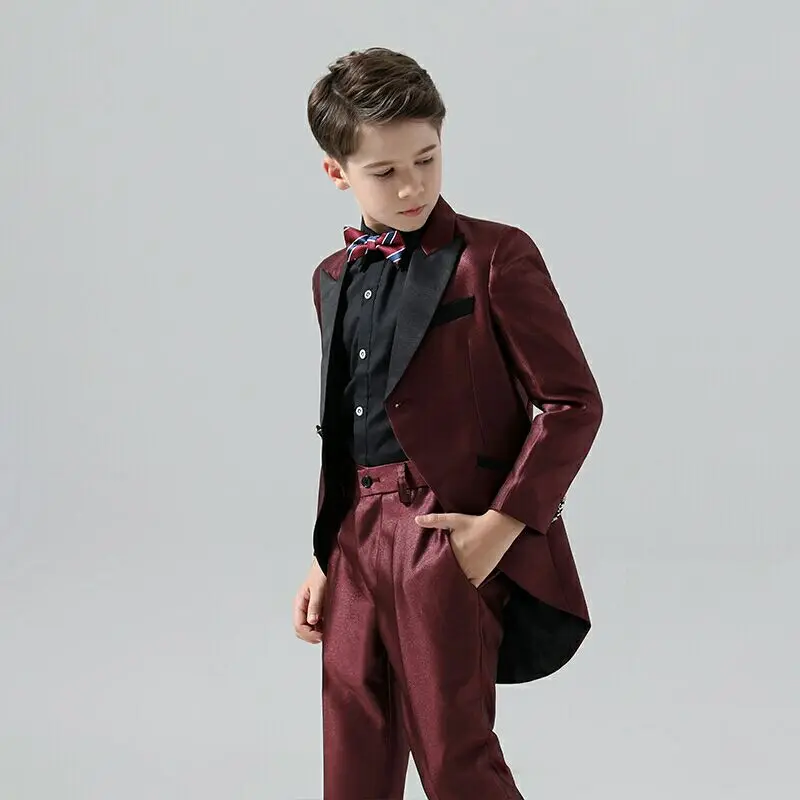 Ivory Jacquard Boy Suit Set For Formal Parties, Weddings, And Social  Occasions Flower Design Tuxedo For Kids Style 241Q From Juju66, $61.72 |  DHgate.Com