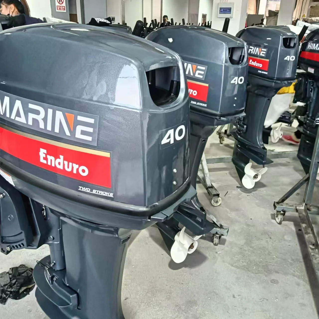 E40X Series 2 Stroke 40HP Outboard Motor - Long Shaft Boat Engine