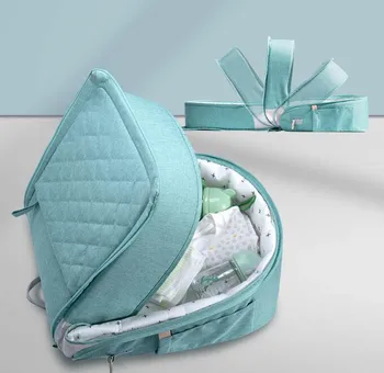 baby travel bag and bed