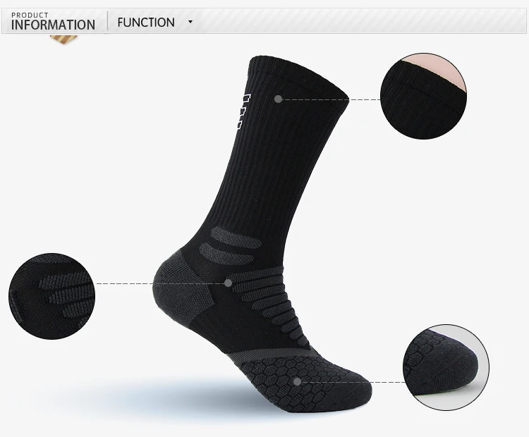 The fine quality custom logo sport sock socks designer
