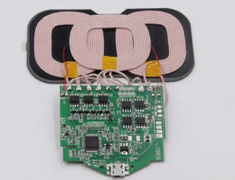 wireless charger pcb 3coil
