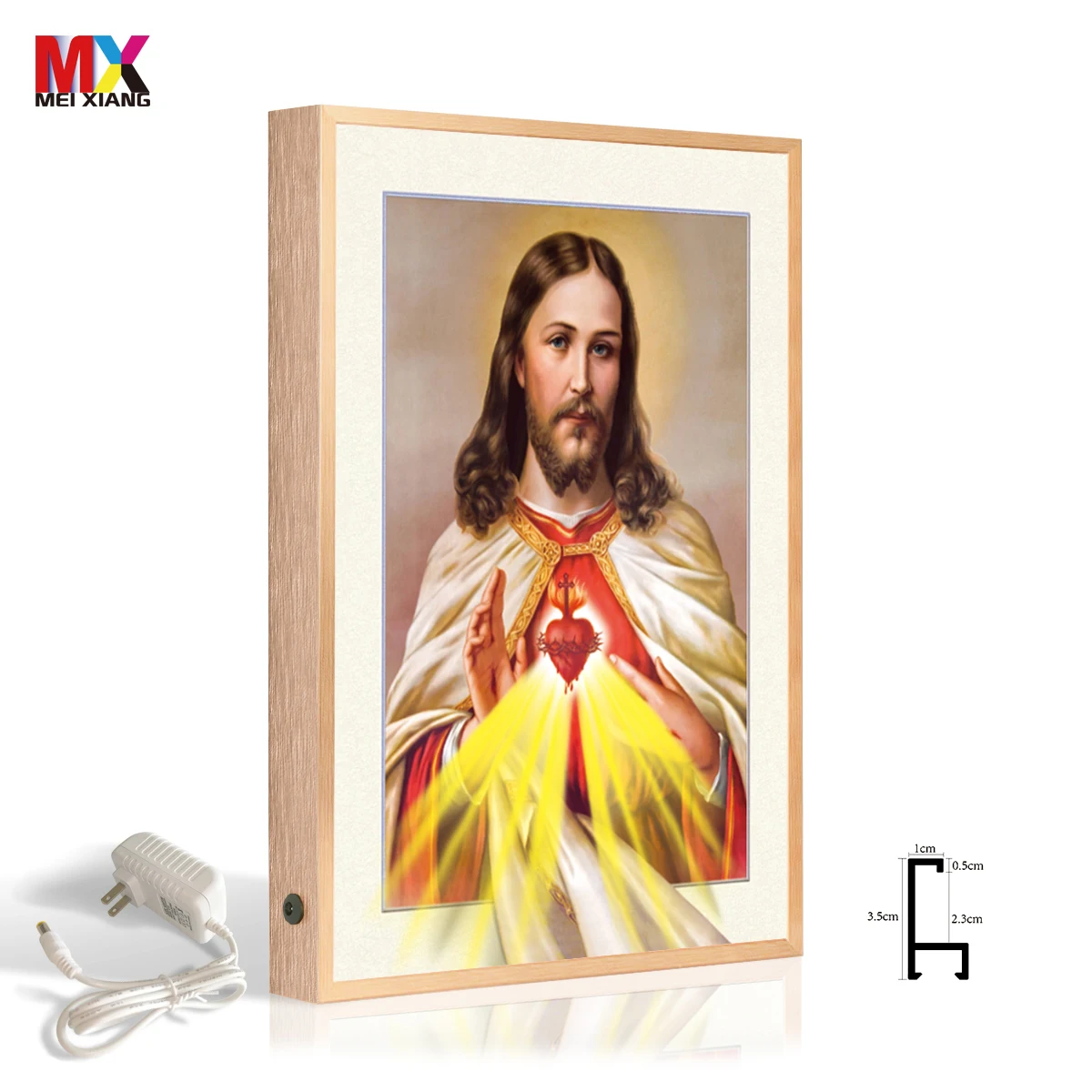 mini photo frame in dog