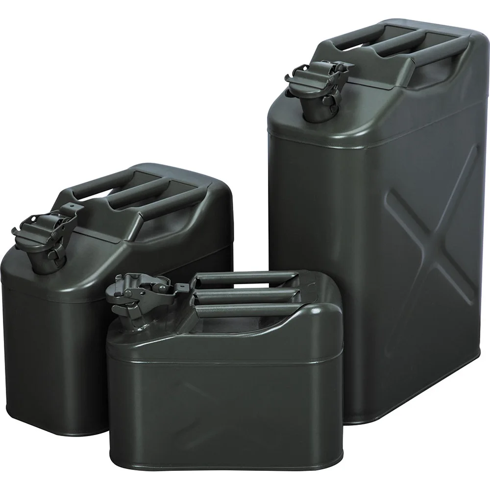 10 Litre Jerry Can Water Storage Petrol Diesel Fuel Container Spout Camping 10L