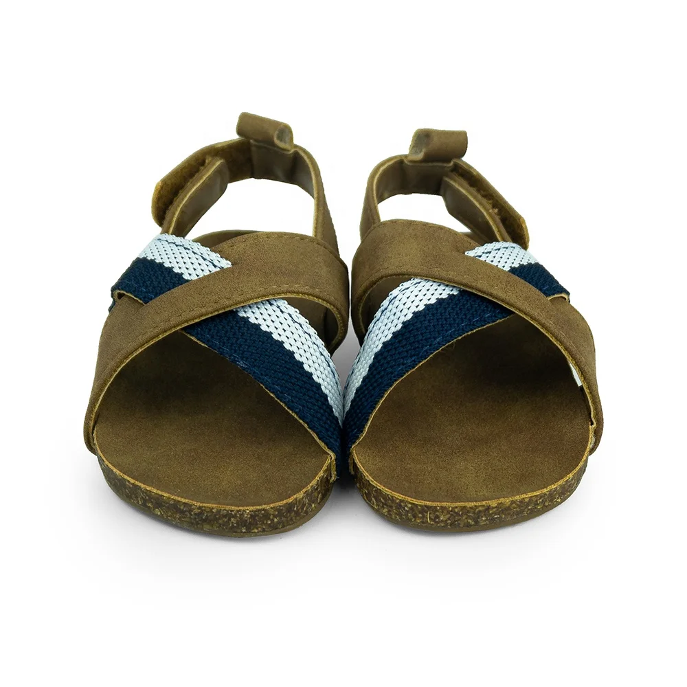 
Wholesale Summer Infant Webbing Shoes TPR Flat Baby Sandals For Boy 