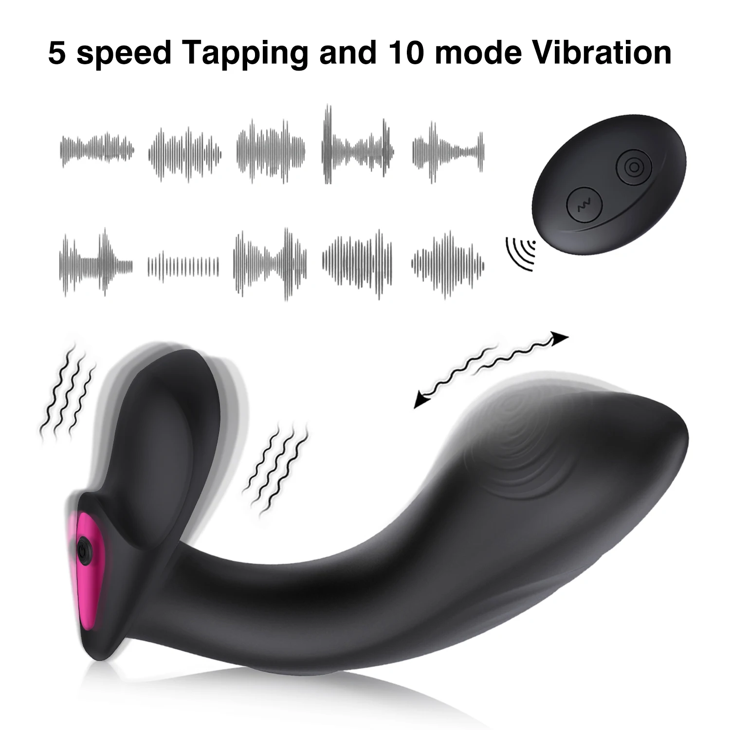 Shops Selling Sex Toy 5 Speed Tapping 10 Mode Vibration Prostate Massager Sex Anal Products For Masturbator