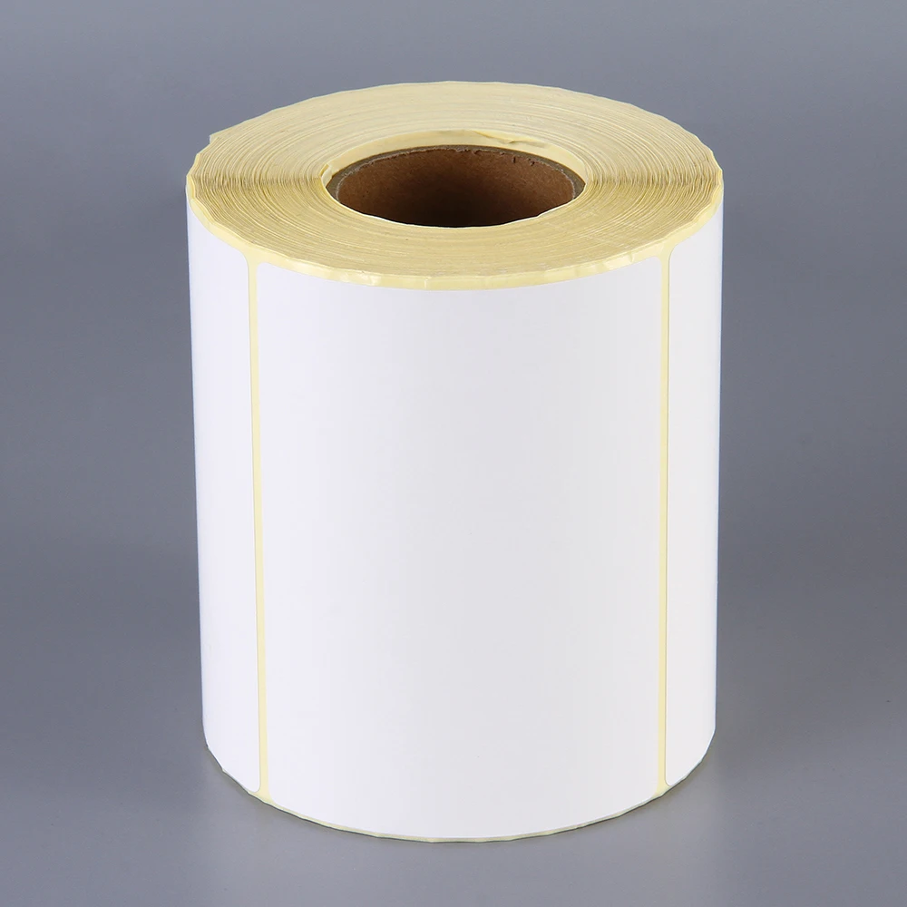 Etiquetas De Transferencia Térmica De Oro 500 por Rollo-Blanco 50 X 25mm cada etiqueta adhesiva 