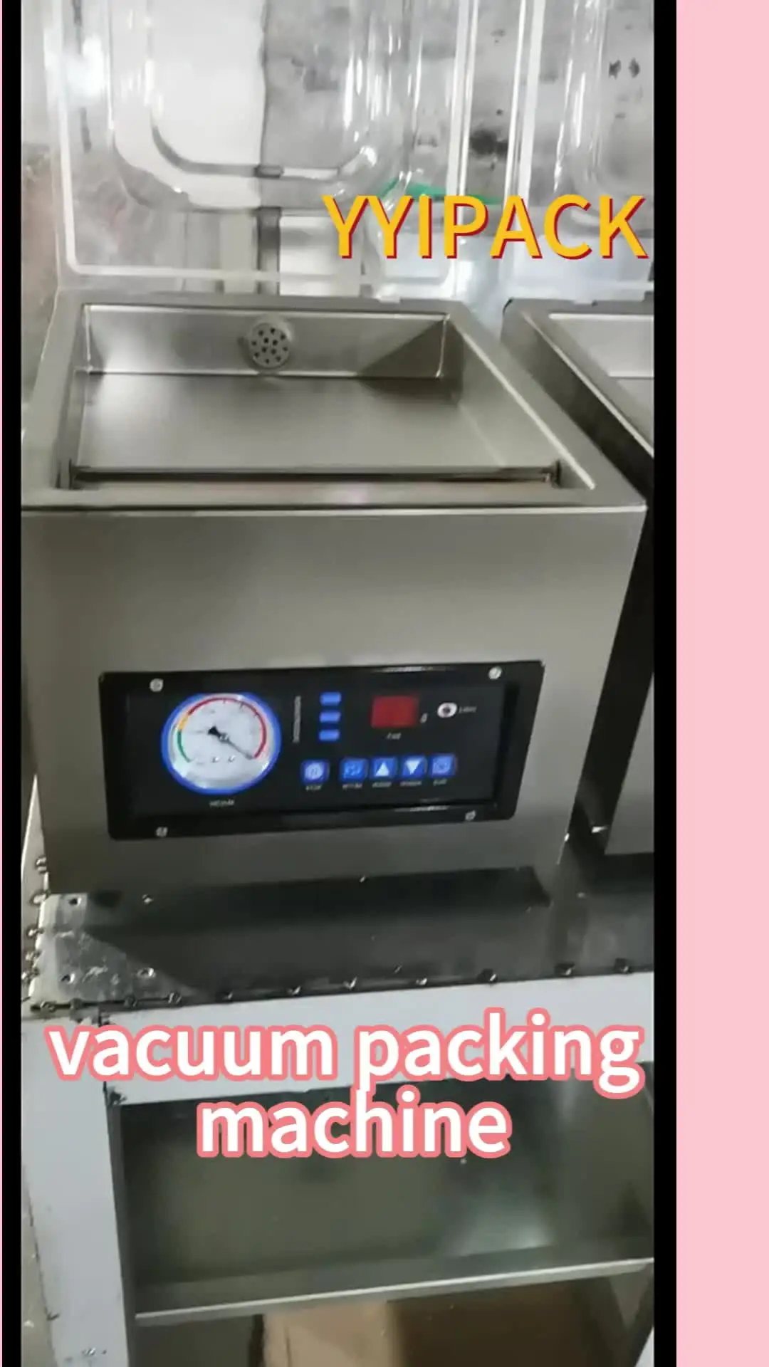DZ-260B Single-Chamber Stainless Steel Vacuum Sealer Machine Small