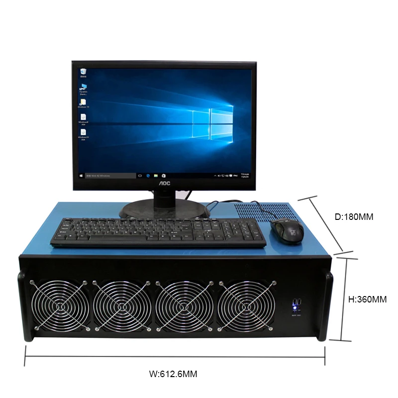 High Performance 8 GPU Chassis - Ideal for Server Applications