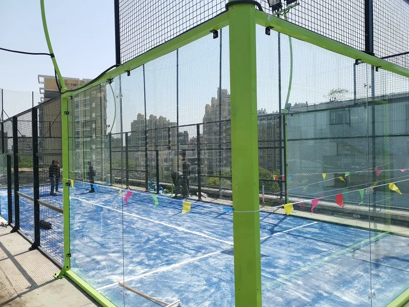 Assembled Outdoor Sports Panoramic Padel Single Courts In China For ...