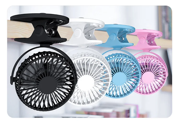 Double Head USB Car Fans Dual Interior ABS Fan Cooler Truck Universal 