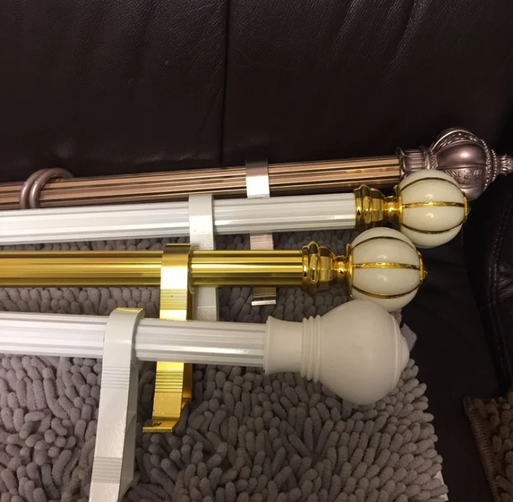 Decorative Aluminium Curtain Rod For Curtain Rod Bracket/curtain