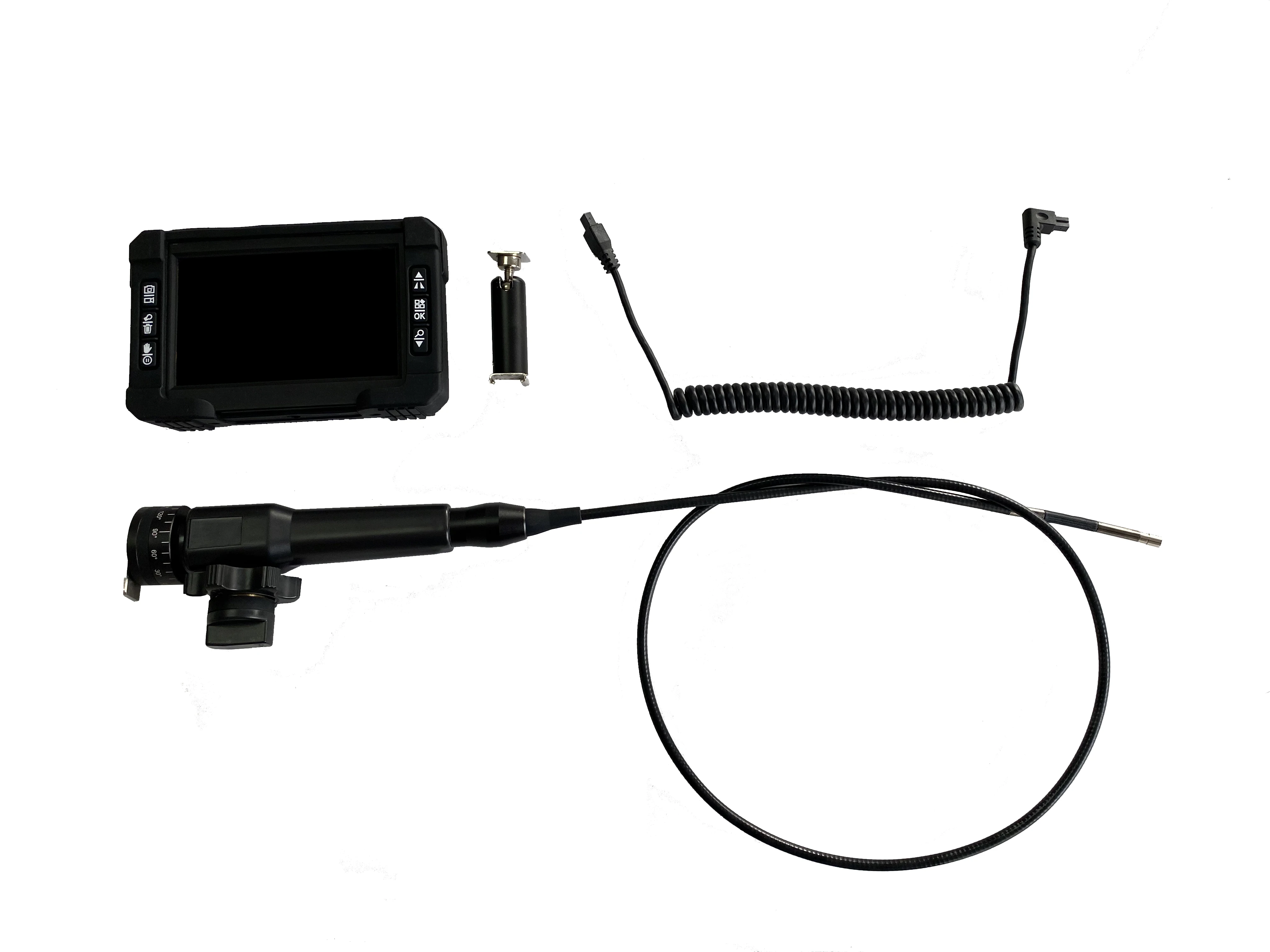 Hd 720p Articulating Borescope Inspection Camera With 5inch Monitor For